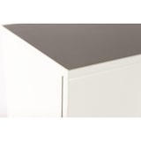 thumbnail of DUPI Mueble Zapatero Librería de Dos Puertas, Madera, Zapatero Puertas de Libro Mueble Auxiliar, 60cm Ancho, 32,50 cm Profundo, 124cm Alto (Blanco)