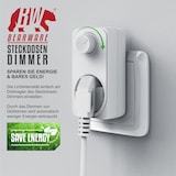thumbnail of BEARWARE Steckdosendimmer mit Drehregler - von 20 bis 400 Watt - Universal Dimmer für die Steckdose - nur für Glühlampen - Helligkeitsregler