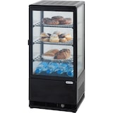 thumbnail of Stalgast schwarze Kühlvitrine PAN4L, 78 Liter mit Umluftkühlung