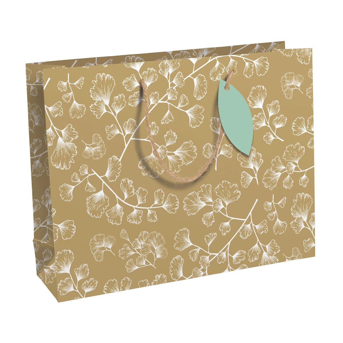 Clairefontaine 223926-6C 6x My Garden, Kraft, Geschenktasche Shopper 37,3x11,8x27,5 cmKartonbraun