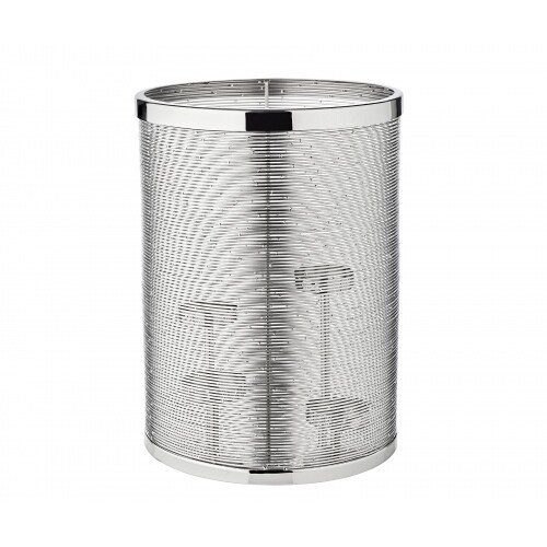 Windlicht Hera (Höhe 35 cm), Edelstahl, silber, für 4 Maxi-Teelichter oder Stumpenkerzen ø 6 cm