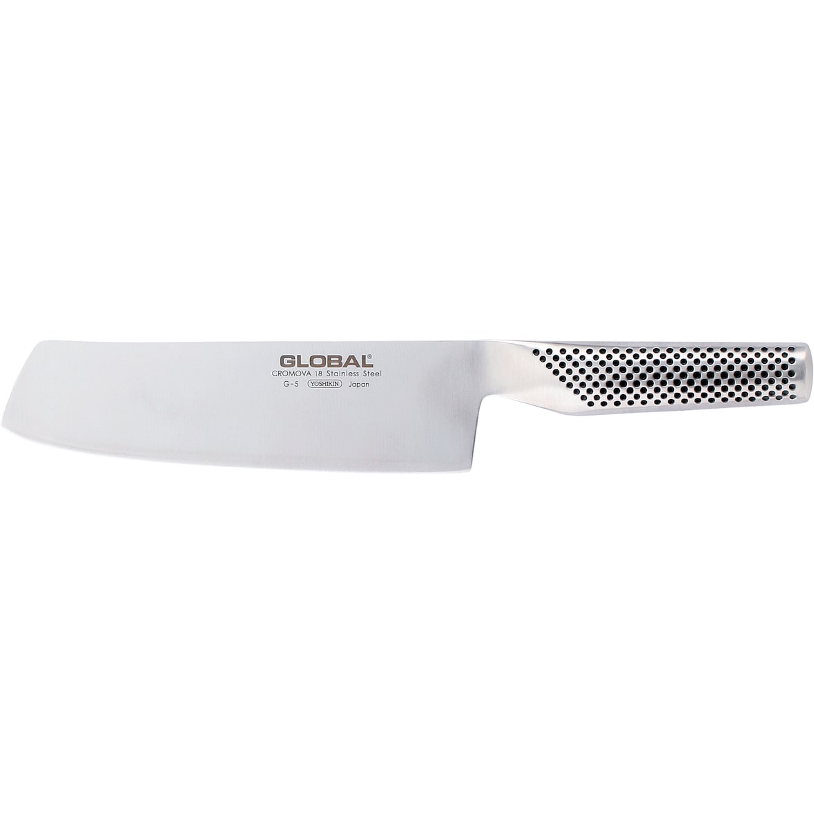 Global série G5 couteau couperet à légumes G5 inox longueur utile 18 cm