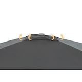 thumbnail of METRO PROFESSIONAL Parasol ROMA, aluminium/polyester, 3 x 3 m, ouverture à manivelle, rotation à 360°, protection UV50+, hydrofuge, gris/platine