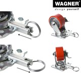 thumbnail of WAGNER Schwerlastrolle soft DIRECTION LOCK 3in1 - Ø 100 mm, Gusseisen, Einspritzdüsen, Bremse, Tragkraft 230 kg-04011401