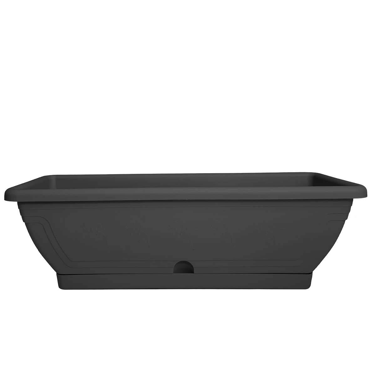 KADAX Fioriera da balcone Vaso da fiori 60 cm Fioriera Antracite | Leroy Merlin