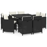 thumbnail of Helloshop26 - Conjunto de comedor de 9 piezas de resina tejida negra con cojines muebles de salón y comedor de jardín 02_0014919