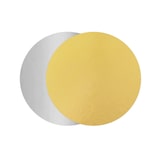 thumbnail of MONOUSO - Karton Scheibe Gold und Silber 22cm (100 Stück)