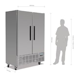 thumbnail of Polar Serie G Slimline Gefrierschrank Edelstahl 960L
