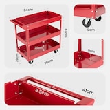 thumbnail of Trolley Carello de officina 3 scomparti Set di 2
