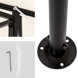 thumbnail of tectake Pabellón de lujo para el jardín Emine con 6 paneles laterales - Crema