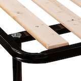 thumbnail of Rete ortopedica a doghe verticali singola 90x200 cm, con tavole in legno massello e telaio in metallo e piedi inclusi - Comprarredo