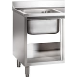 thumbnail of Spülschrank mit Schiebetüren B 200cm - Becken rechts