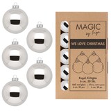 thumbnail of 30 Weihnachtskugeln 6cm Glas Christbaumkugeln Weihnachtsbaumkugeln glänzend