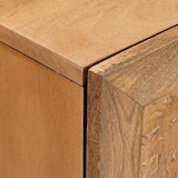 thumbnail of vidaXL TV-kast met plank Lichtbruin 105 x 33 x 46 cm massief mangohout