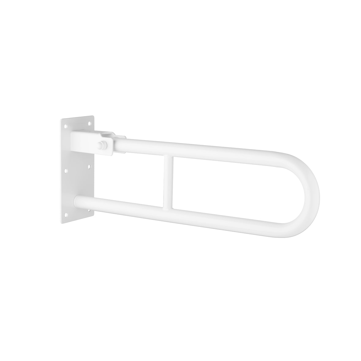 Wandstützgriff Klappgriff weiss 60 cm Stützklappgriff Wandgriff Haltegriff 600