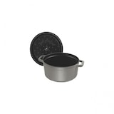 thumbnail of Cocotte Redonda Staub De 20 Cm, 2.2 L, Color Gris Grafito