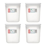 thumbnail of TATAY Top Flex - Juego de 4 Recipientes Cuadrados Altos 0.7L con Cierre a Presión. Blanco