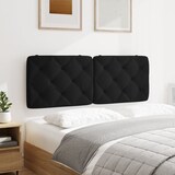 thumbnail of vidaXL Kopfteil-Kissen Schwarz 140 cm Samt