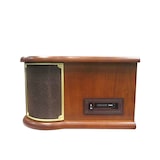 thumbnail of Lecteur de disques vinyles Denver MRD-51. Radio Dab/FM, CD, Cassette, REC. Haut-parleurs 5W, Design rétro. Boîtier en Bois.