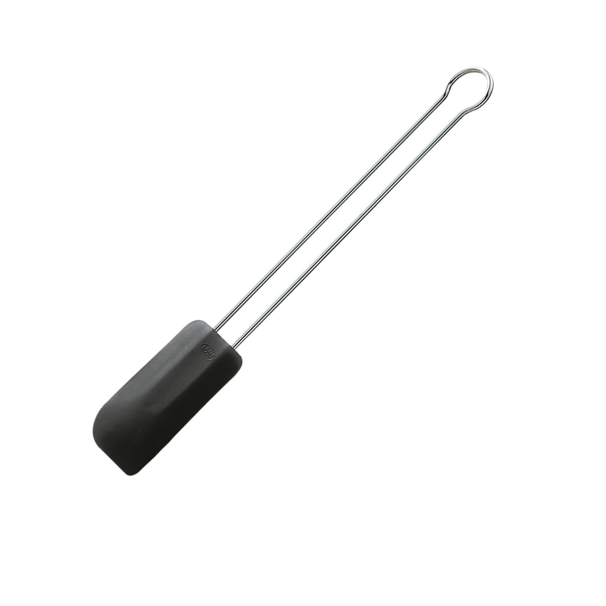 Rösle Teigschaber Silikon schwarz 20 cm Küchenhelfer Edelstahl 18/10 hitzefest