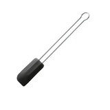 thumbnail of Rösle Teigschaber Silikon schwarz 20 cm Küchenhelfer Edelstahl 18/10 hitzefest