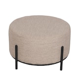 thumbnail of LABEL51 - Troy poef op poten XL 57x57x34cm boucle naturel