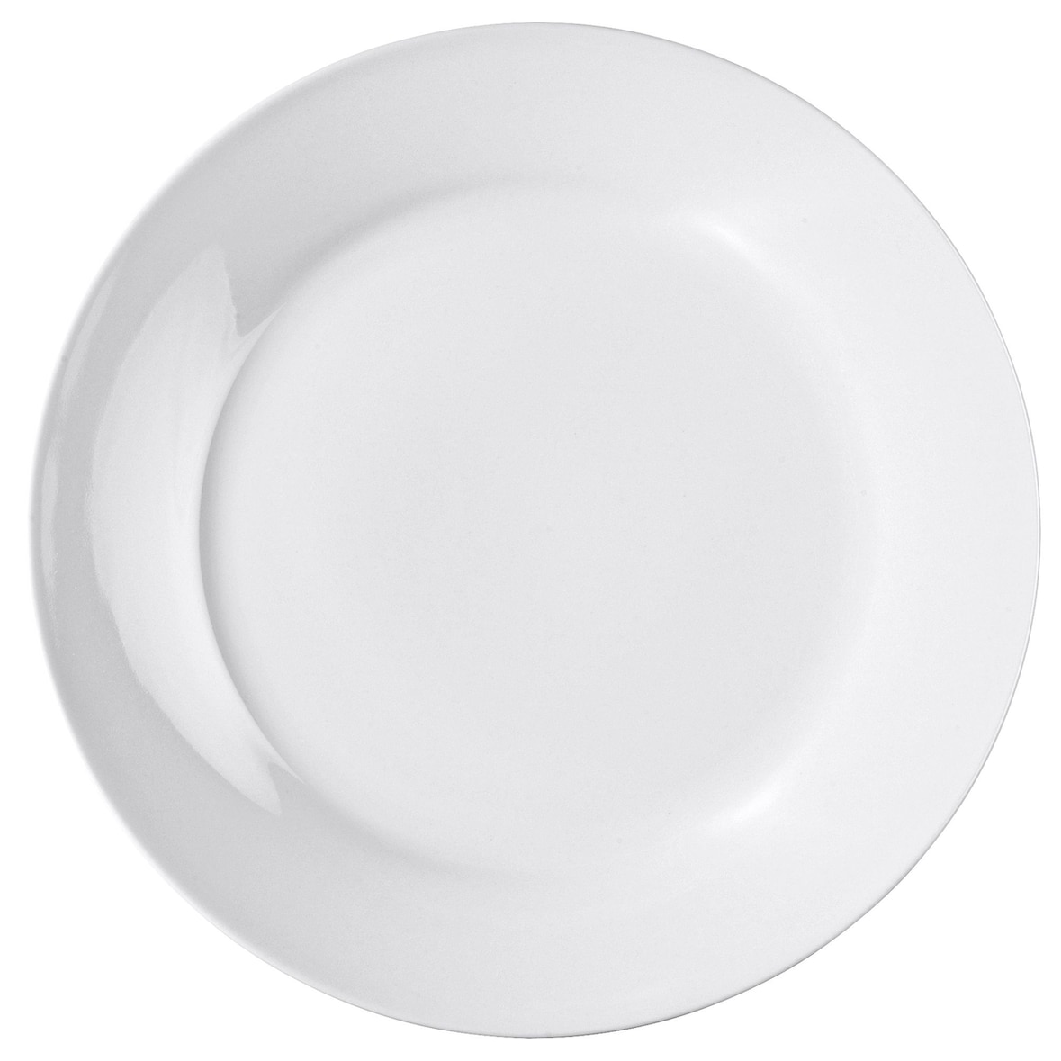 aro Plato llano, porcelana, Ø 27 cm, blanco, 6 unidades