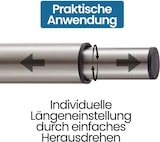 thumbnail of Möbelfüße verstellbar 4er Set 180-330mm Metall Edelstahl Optik 38mm Möbelbeine Metallfüße