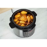 thumbnail of Starlyf Pressure Cooker, Reiskocher, Multikocher, 800 Watt, Schnellkochtopf, 8 Programme, Antihaftbeschichtung, Timer, 4 Liter, edelstahl