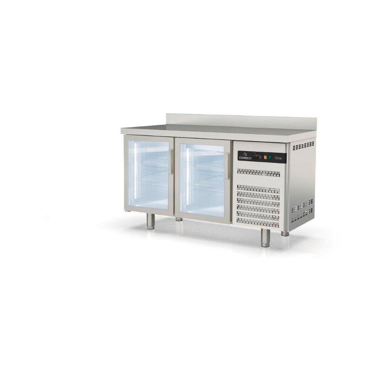 600 positieve S-Line kast - 2 glazen deuren