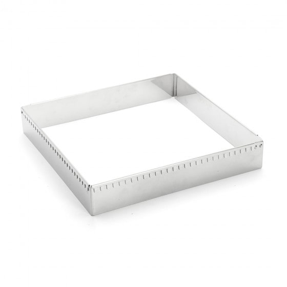 DE BUYER Edelstahlrahmen ausziehbar 30 x30 x 5 bis57 x 57 x 5cm