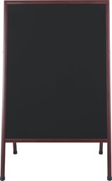 thumbnail of Bi-Office Quadro de Giz A-Frame Transitional - 450 x 600 mm - Superfície Não Magnética, Moldura de MDF Cerejeira