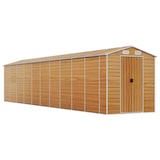 thumbnail of Helloshop26 - Abri de jardin cabane cabanon maison de stockage remise extérieur hangar outils robuste clair 191 x 895 x 198 cm acier 02_0022297