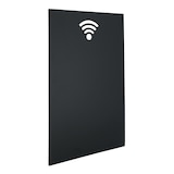 thumbnail of Securit® WiFi Silhouette Kreidetafel – 38x25 cm – Schwarz – Luxusfinish – Mit Kreidemarker & Klebestreifen