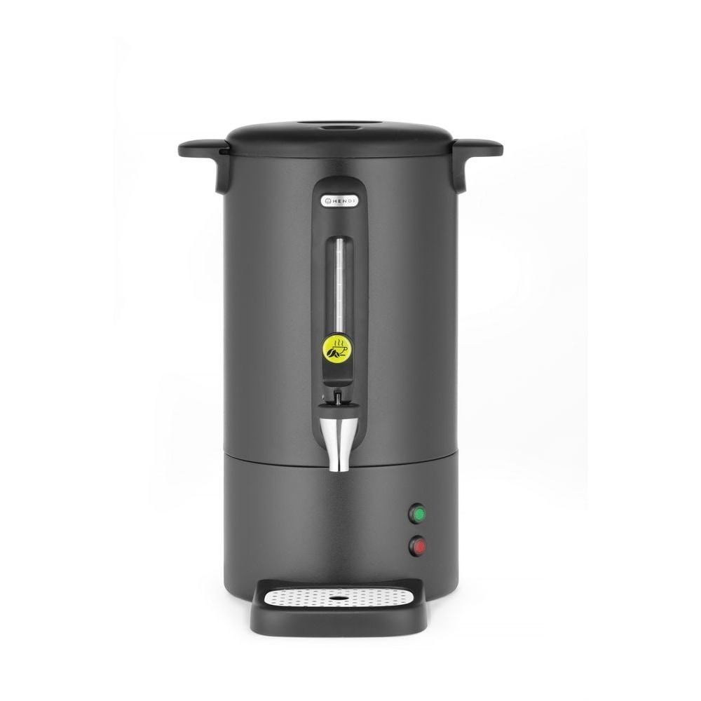 Cafeteira preta mate - design de Bronwasser, HENDI, 7L, 230V/1050W, 307x330x(H)450mm