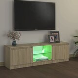 thumbnail of vidaXL TV-Schrank mit LED-Leuchten Sonoma-Eiche 120x30x35,5 cm