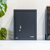 thumbnail of HMF 49205-11 Tresor mit Doppelbartschloss, Möbeltresor, 35 x 50 x 31 cm, Anthrazit