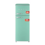 thumbnail of EVVO Frigorífico 2 puertas F45 Retro Verde Aquamarina, refrigerador 170 litros, congelador 45 litros, diseño vintage
