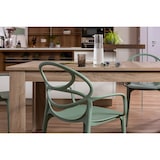 thumbnail of Set 6 Sedie in polipropilene con fibra di vetro, impilabili per esterno e giardino, bar e ristorante, cucina design moderno- Charlotte - Salvia