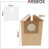 thumbnail of 5x Sacchetto per aspirapolvere adatto all'aspirapolvere industriale 1600W