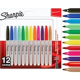 thumbnail of Pack 12 Marcadores Permanentes SHARPIE 2065404-0.9 mm · Pointe fine