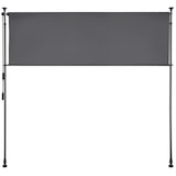 thumbnail of tectake Toldo de pinza TAIJA con manivela manual - 150 x 310 cm gris oscuro