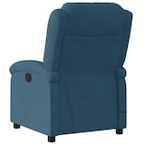 thumbnail of vidaXL Massagesessel Blau Samt