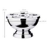 thumbnail of Kühler Rockford abnehmbarer Deckel, Edelstahl hochglanzpoliert, außen gehämmert, ø 40 cm, H 25 cm