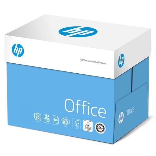HP Office DIN A4 Druckerpapier 80 g/m² Matt Weiß 2500 Blatt