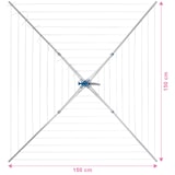 thumbnail of tectake Stendibiancheria a ombrello - grigio - 402719