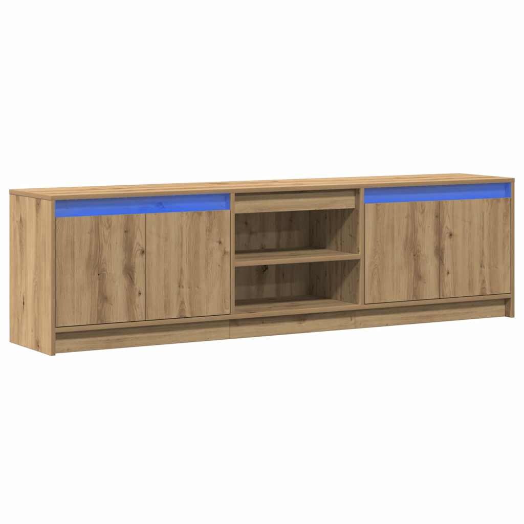 vidaXL TV-Schränk Braun 182 x 34 x 50 cm Holzwerkstoff