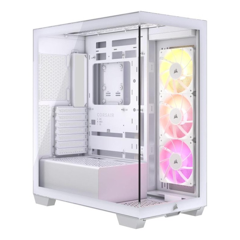 Corsair 3500x Argb Mid Tower Pc Case, White
