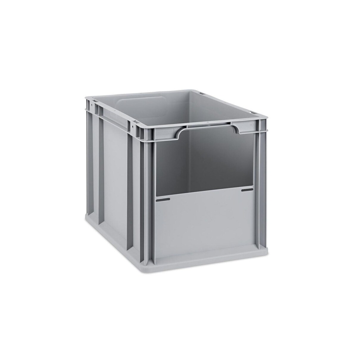 PROREGAL Eurobox NextGen Insight | HxBxT 32x30x40cm | 30 Liter | Front offen | Eurobehälter, Transportbox, Transportbehälter, Stapelbehälter