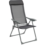 thumbnail of tectake 4 cadeiras de jardim dobráveis em alumínio com encosto  Antracite